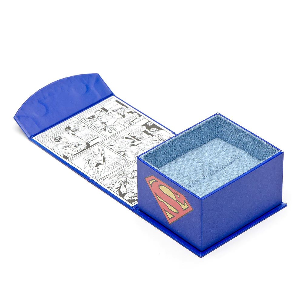Silver Superman Shield Cufflinks Novelty Cufflinks DC Comics 