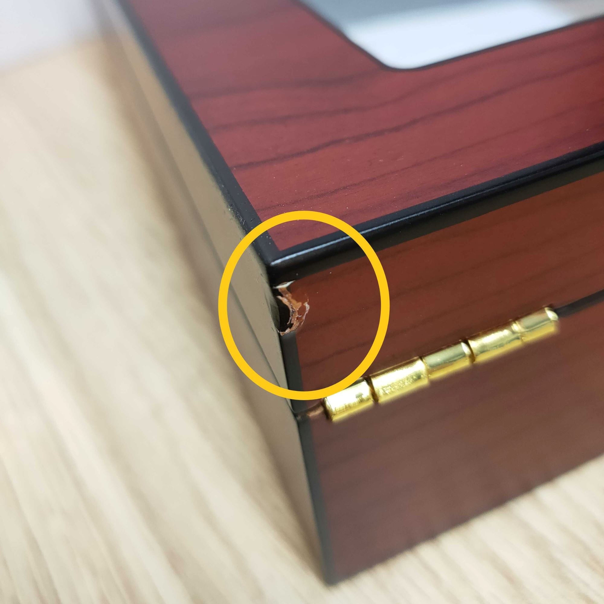 Seconds - 12-20 CT Cherry Cigar Humidor Spanish Cedar Box for Cigars (b) Seconds Clinks 