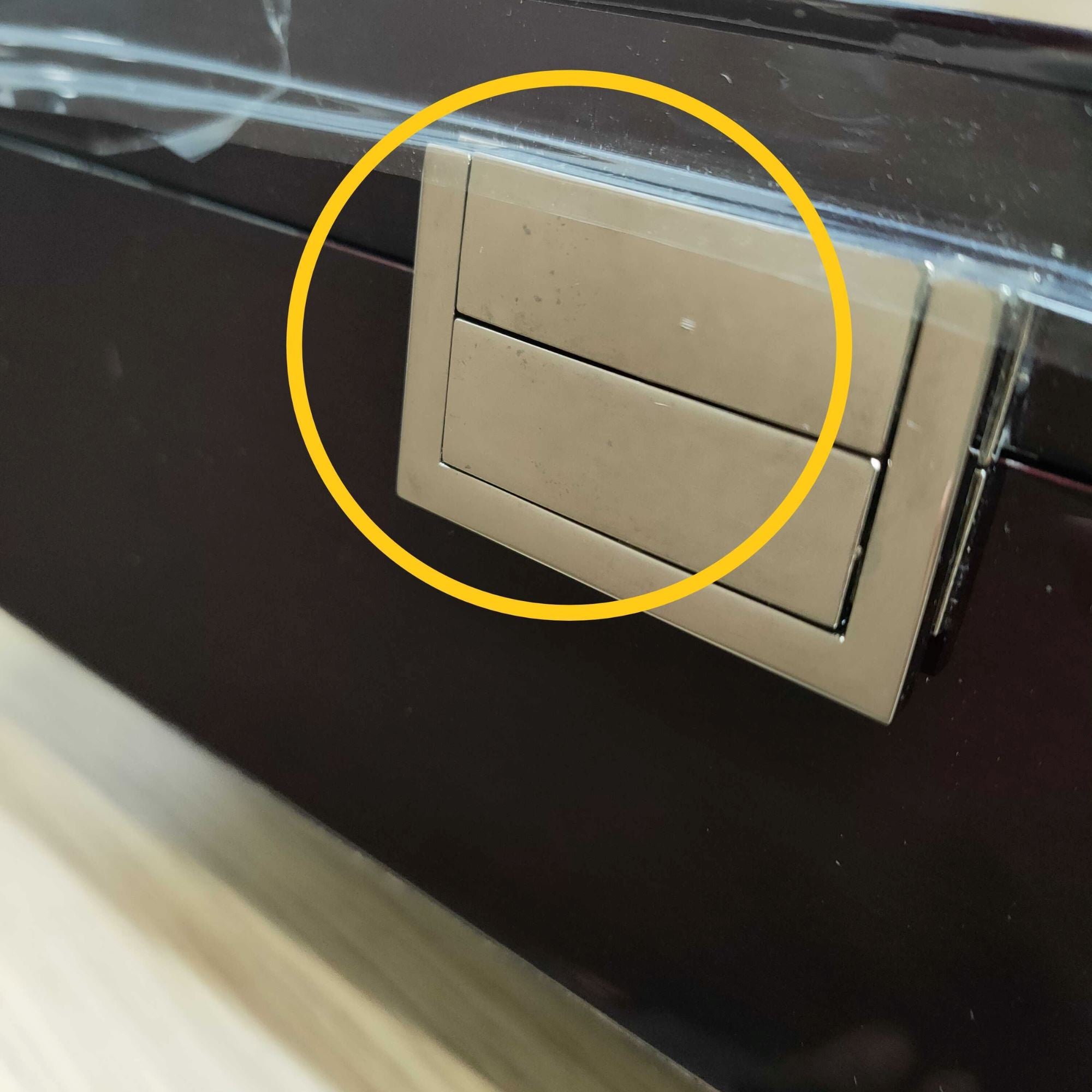 Seconds - 50 Pair Cufflink and Watch Box Double Decker Mahogany Seconds Clinks 