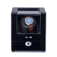 Seconds - Waratah Watch Winder Box for 1 Watch in Black (b) Seconds Clinks