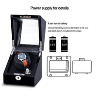 Seconds - Waratah Watch Winder Box for 1 Watch in Black (b) Seconds Clinks