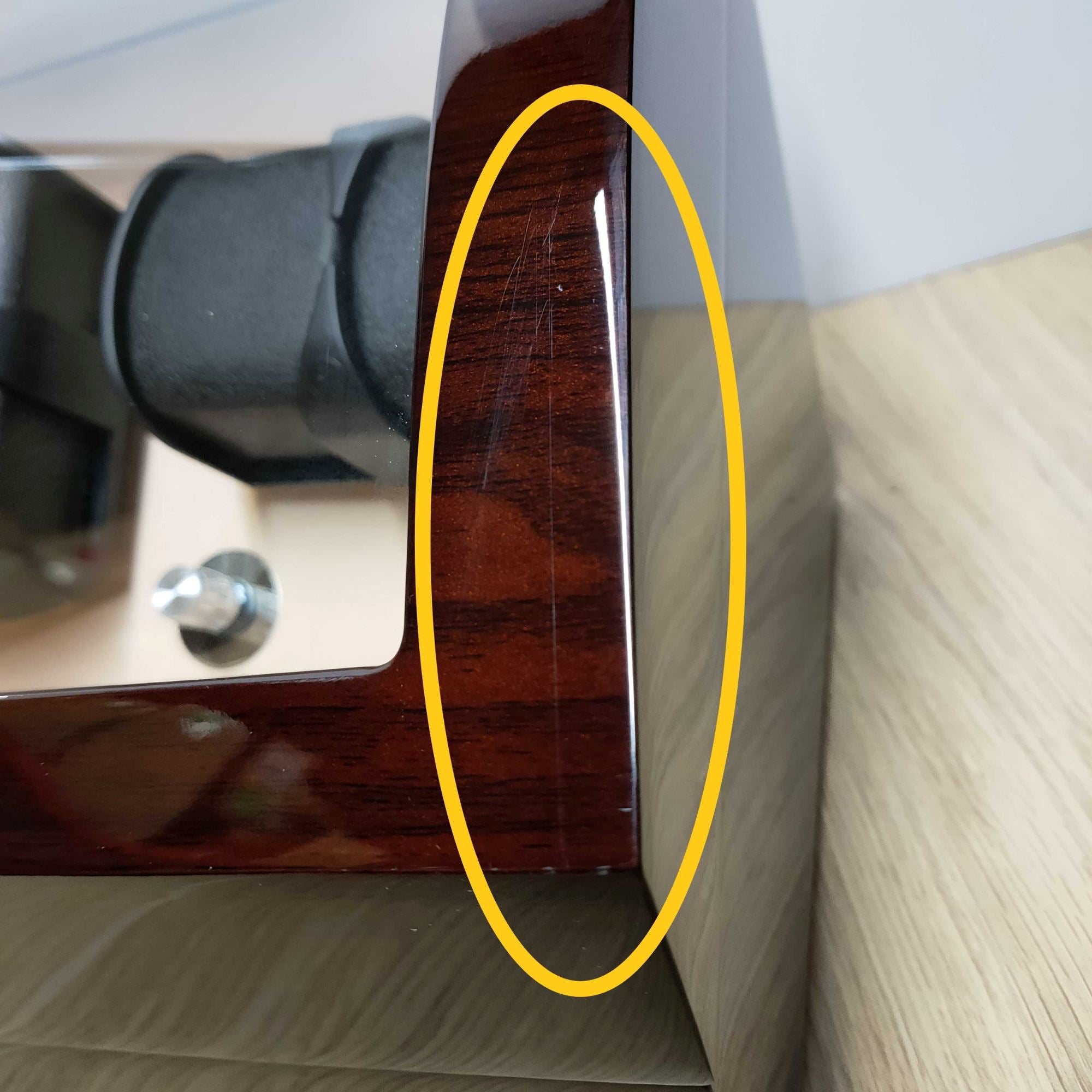 Seconds - Avoca Watch Winder Box 6 + 6 Watches in Mahogany (a) Seconds Clinks 