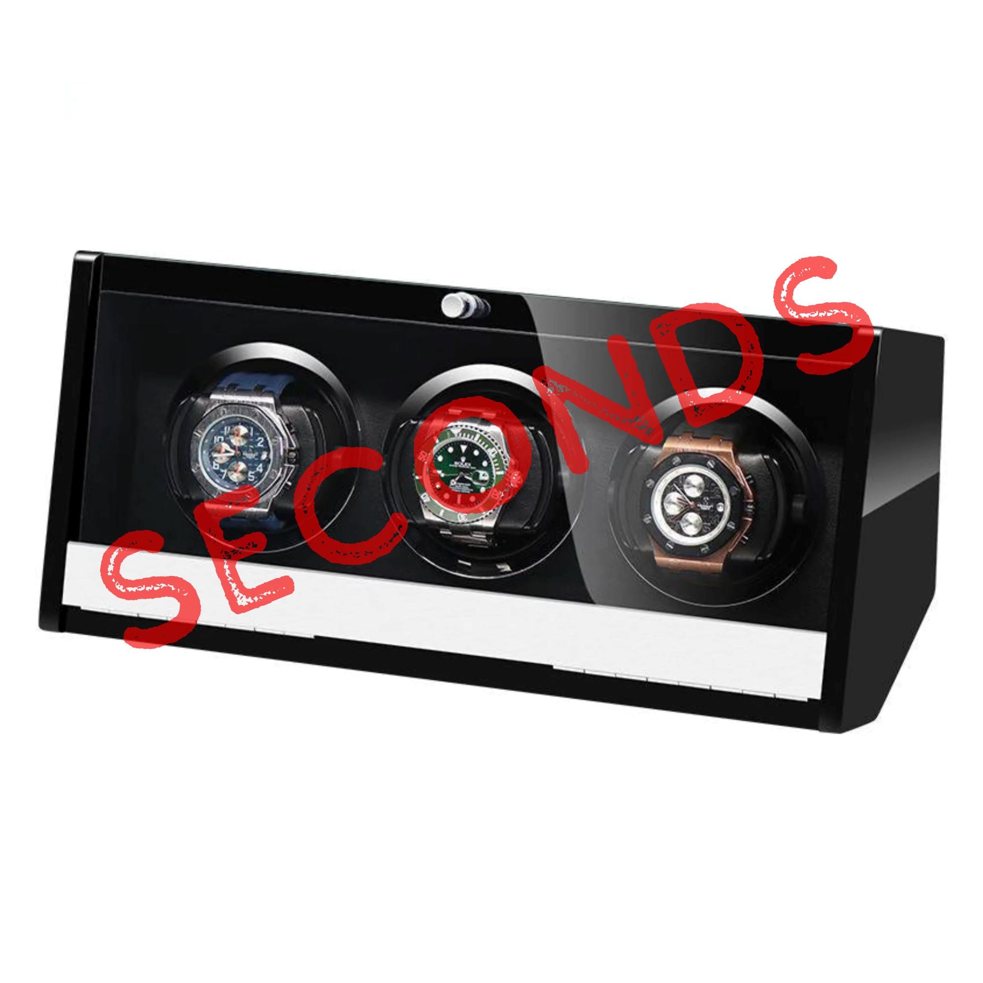 Seconds - Theodore Watch Winder for 3 Black Seconds Clinks 