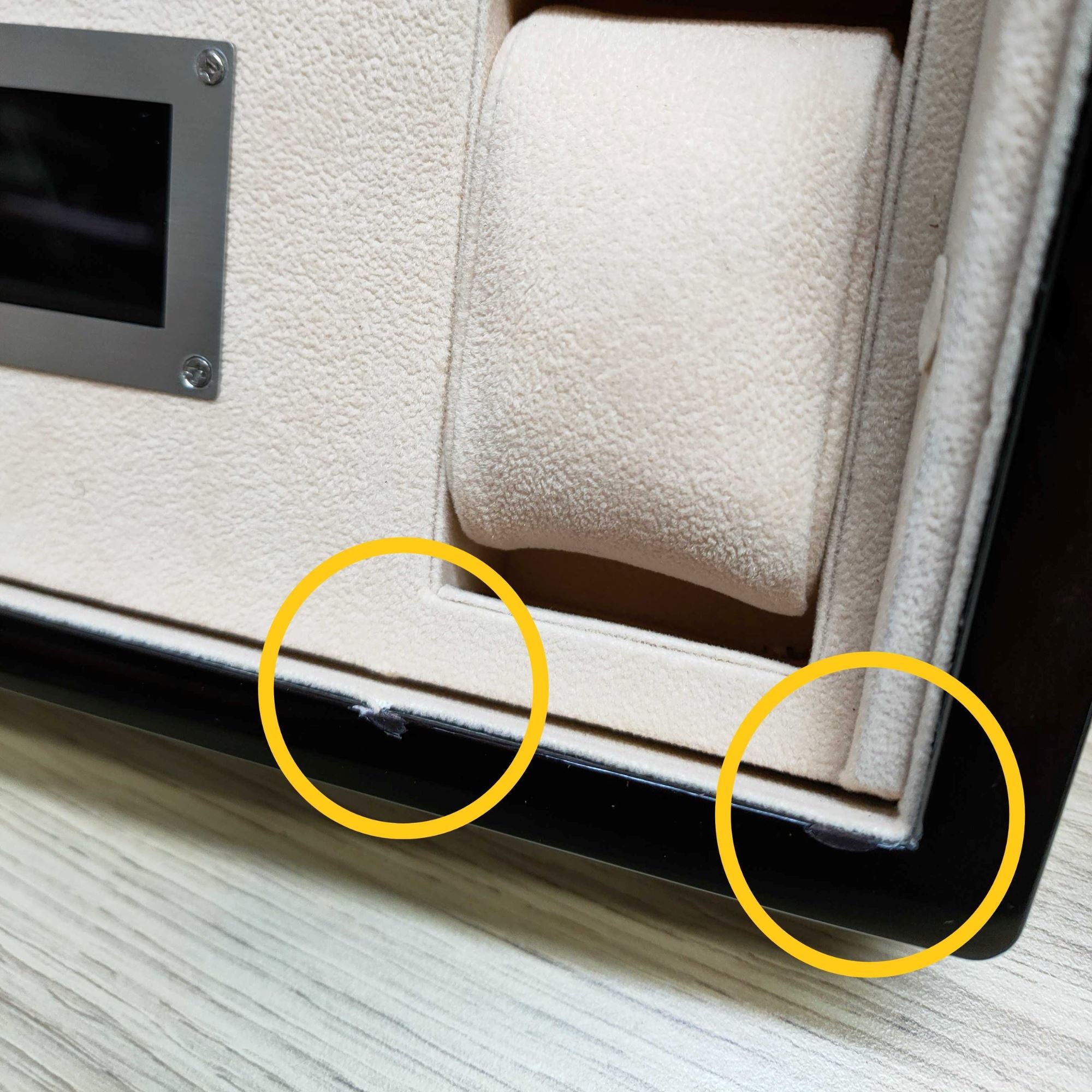 Seconds - Kosciuszko Watch Winder Box for 12 + 2 Watches in Mahogany (b) Seconds Clinks 