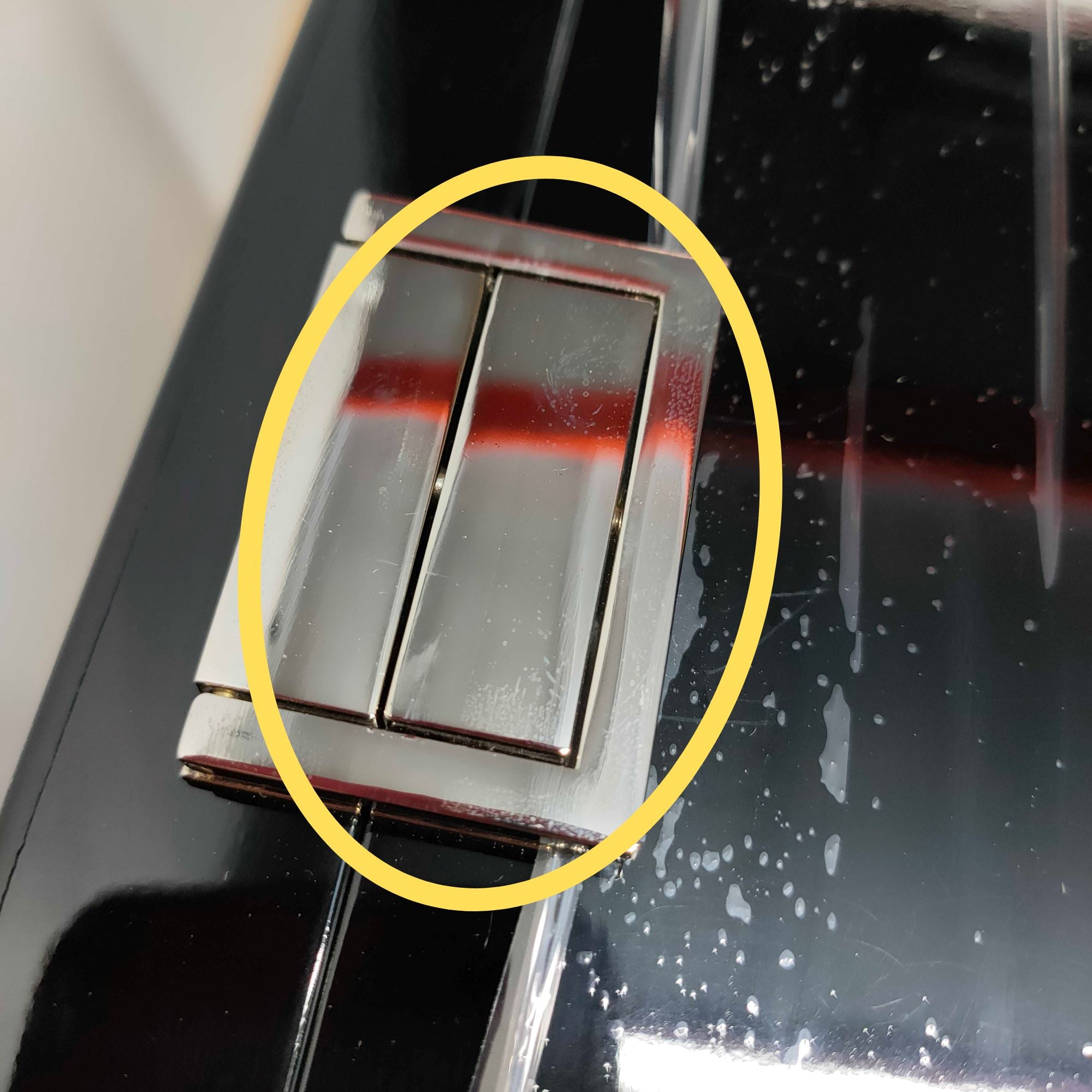 Seconds - 50 Pair Cufflink and Watch Box Double Decker Black (b) Seconds Clinks 