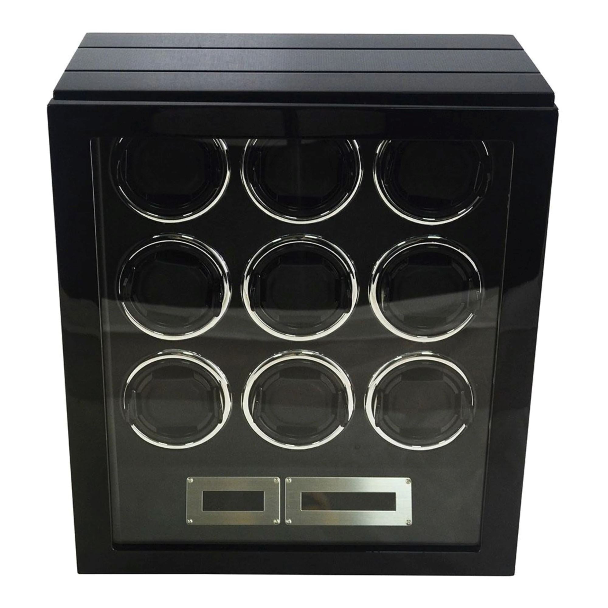 Seconds - Flinders Watch Winder for 9 Watches with Fingerprint Lock (b) Seconds Clinks 