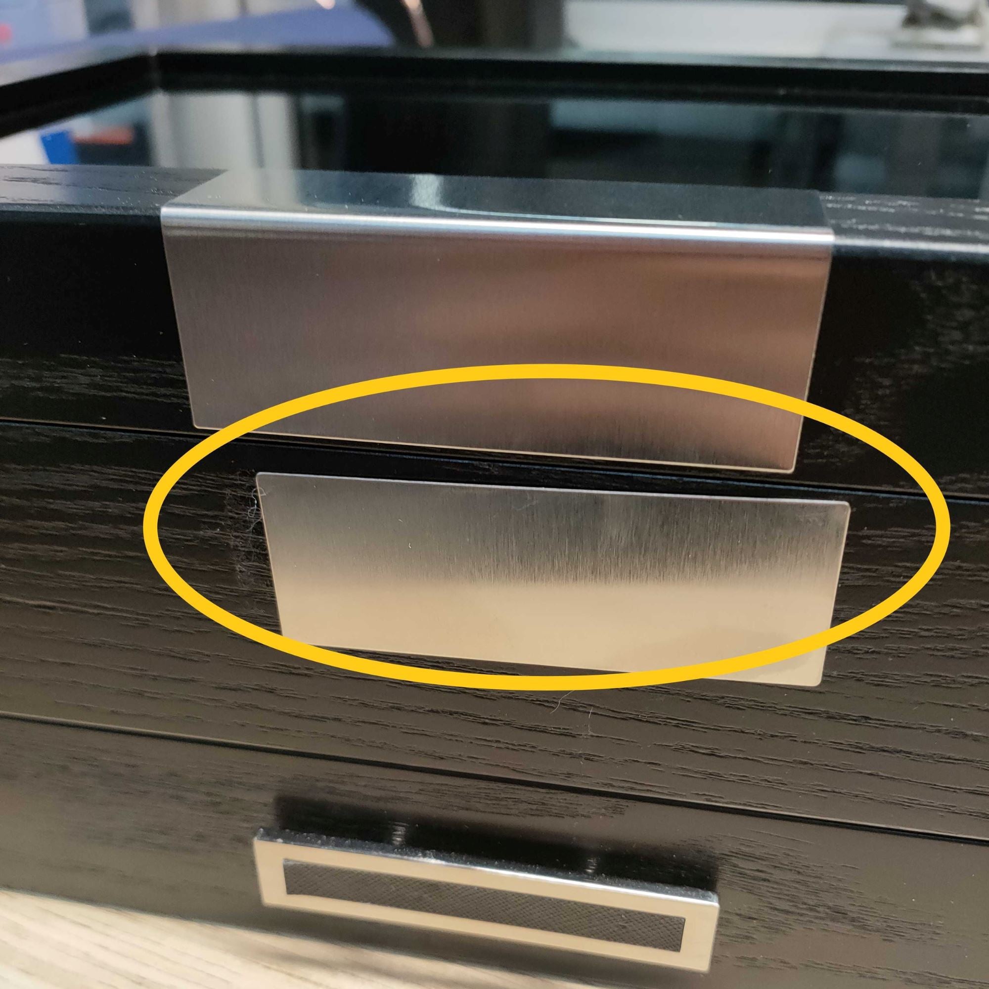 Seconds - Black Wooden Watch Box for 10 Watches with a Drawer (b) Seconds Clinks 