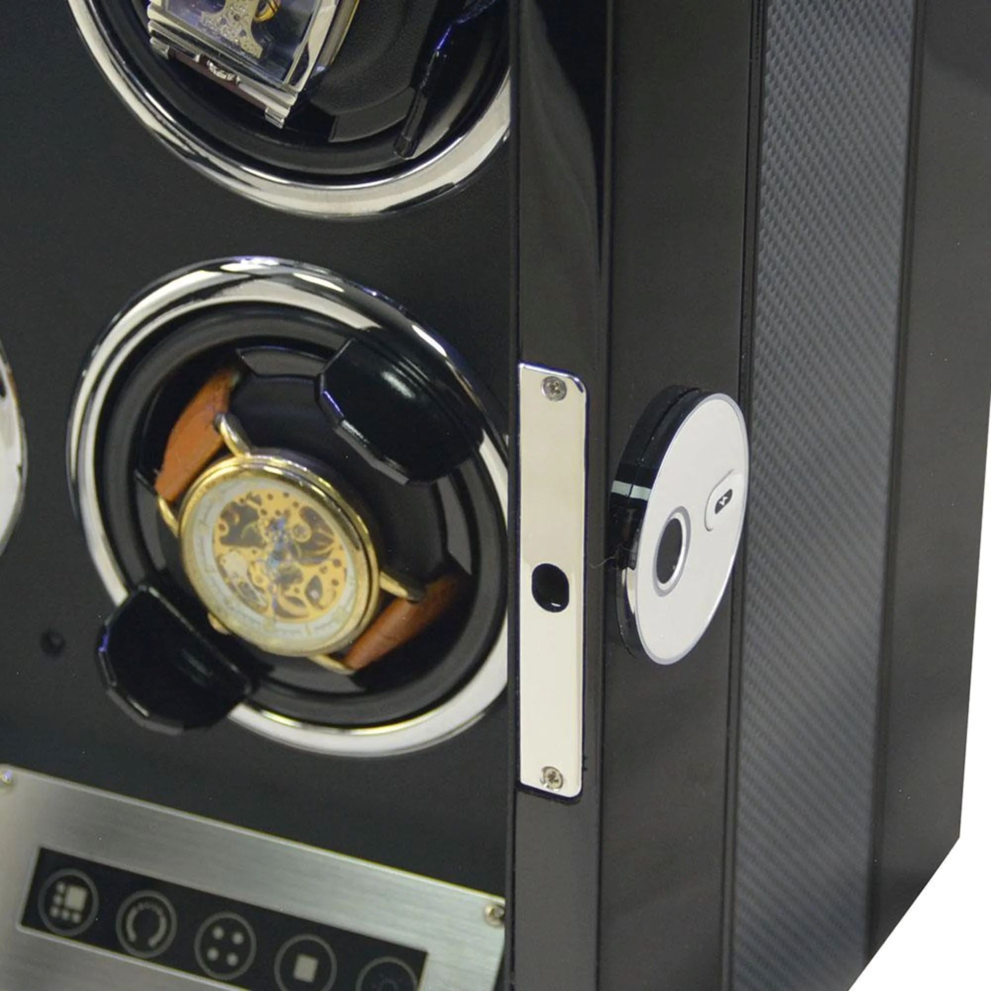 Seconds - Flinders Watch Winder for 6 Watches with Fingerprint Lock Seconds Clinks 