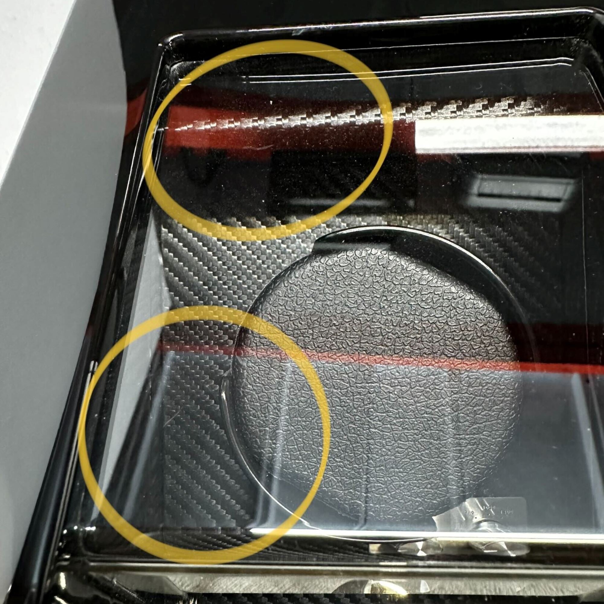 Seconds - Waratah Watch Winder Box for 1 Watch in Black (d) Seconds Clinks 