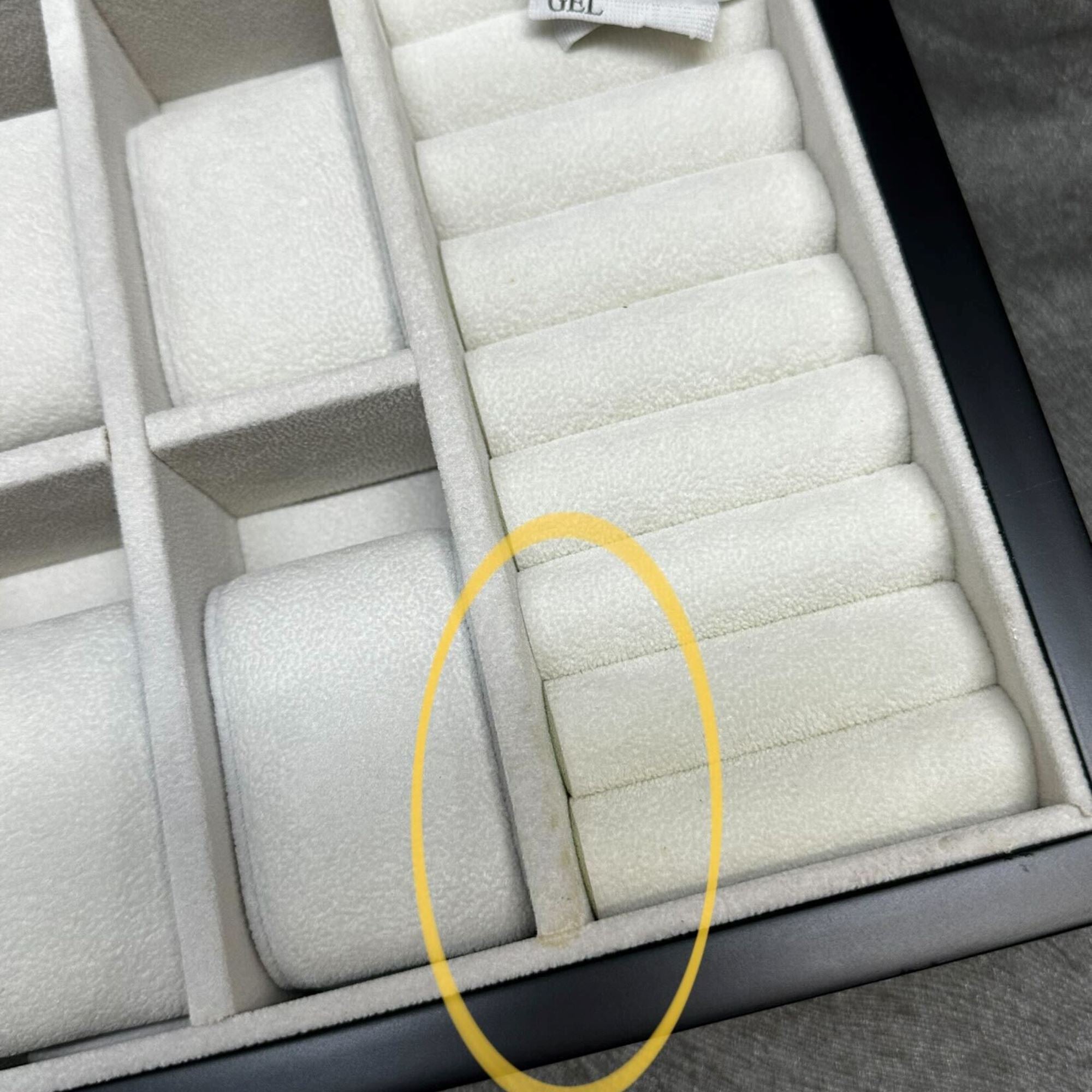 Seconds - Ginko Wooden Cufflink Watch Box with a Drawer (A) Seconds Clinks 