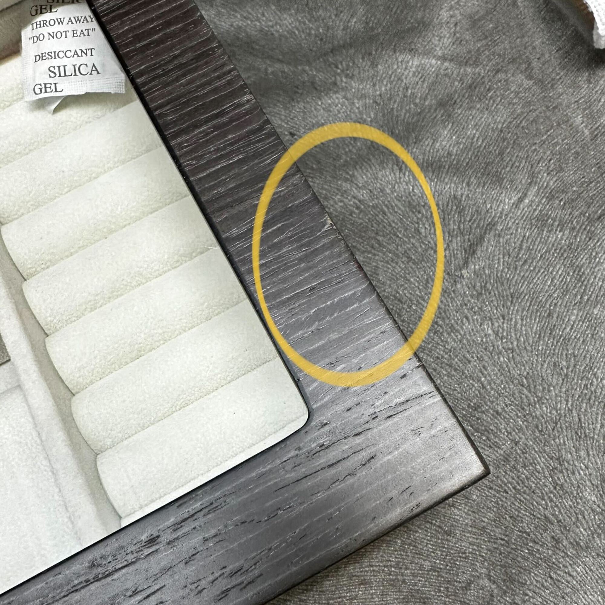 Seconds - Ginko Wooden Cufflink Watch Box with a Drawer (A) Seconds Clinks 