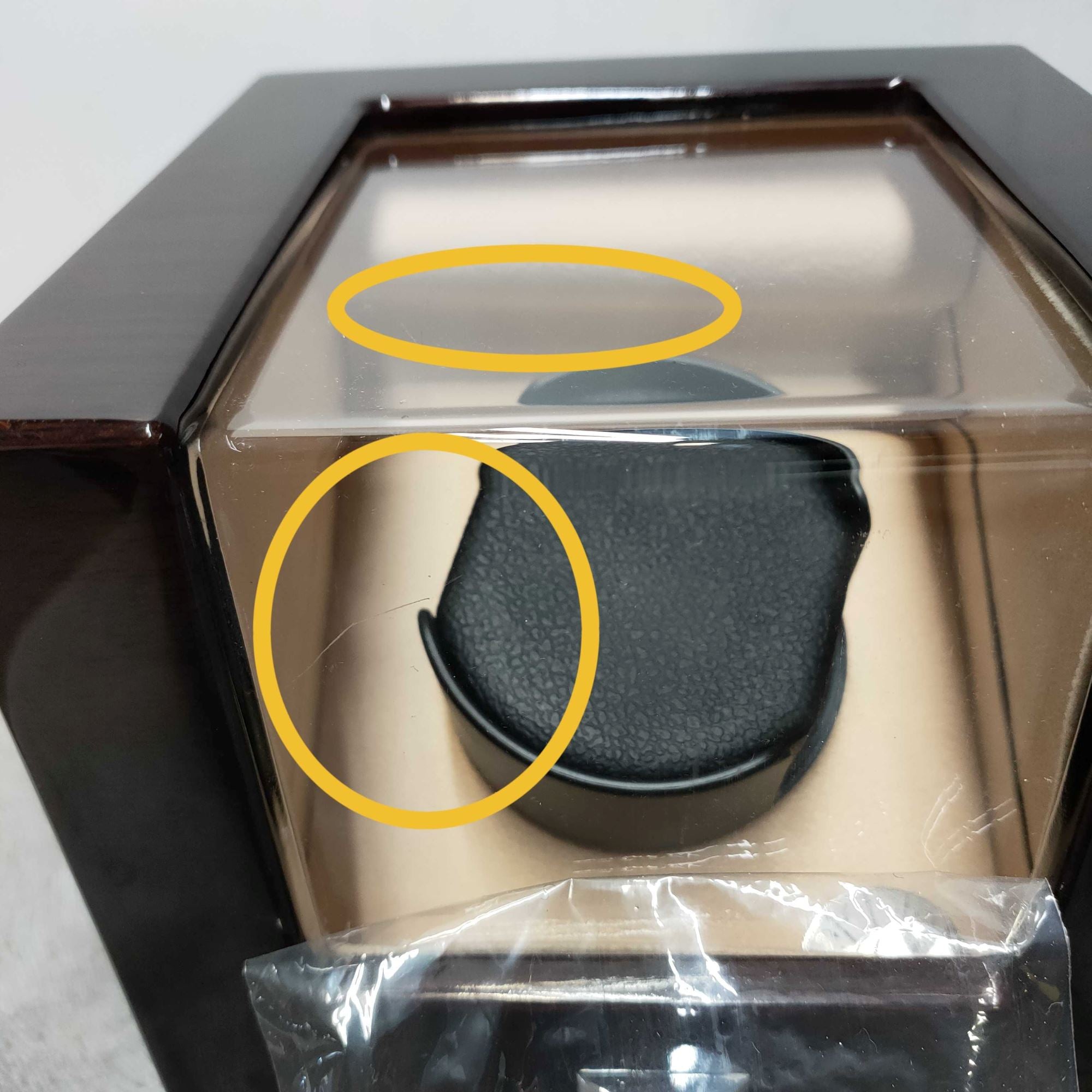 Seconds - Waratah Watch Winder Box for 1 Watch in Mahogany (k) Seconds Clinks 