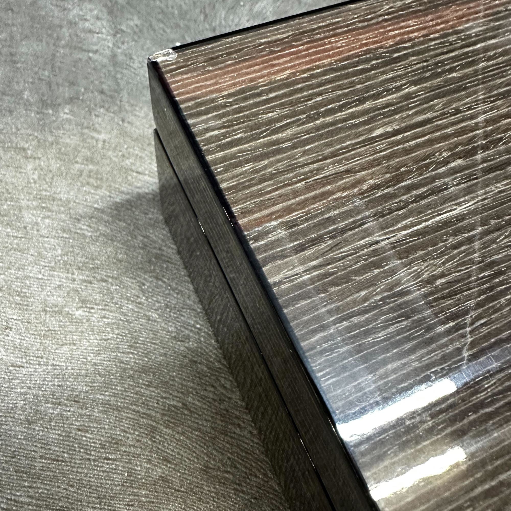 Seconds - Wenge Wooden Cufflink Watch Box (b) Seconds Clinks 