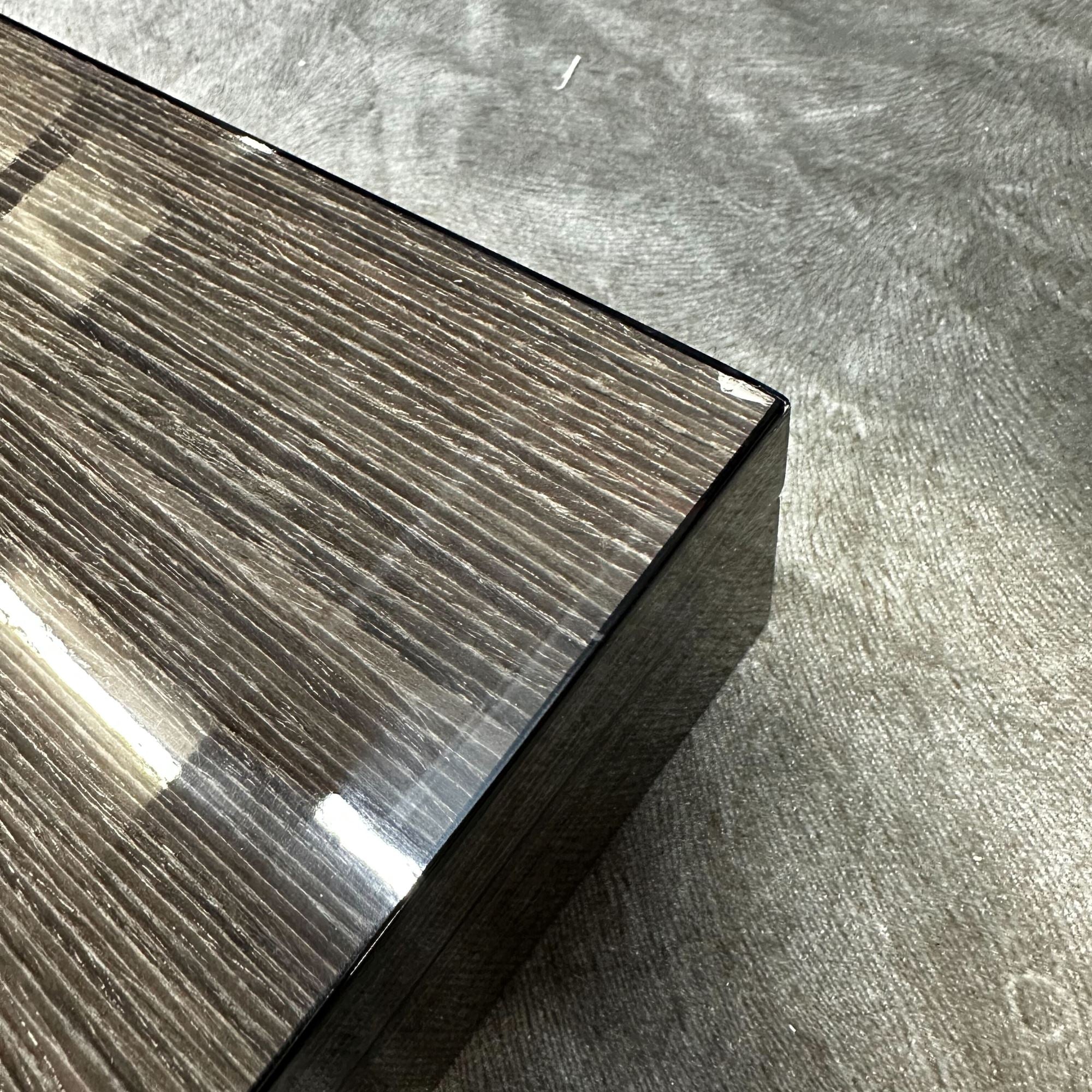 Seconds - Wenge Wooden Cufflink Watch Box (b) Seconds Clinks 