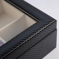Seconds - Carbon Fibre Leather Tie Box for 12 Seconds Clinks