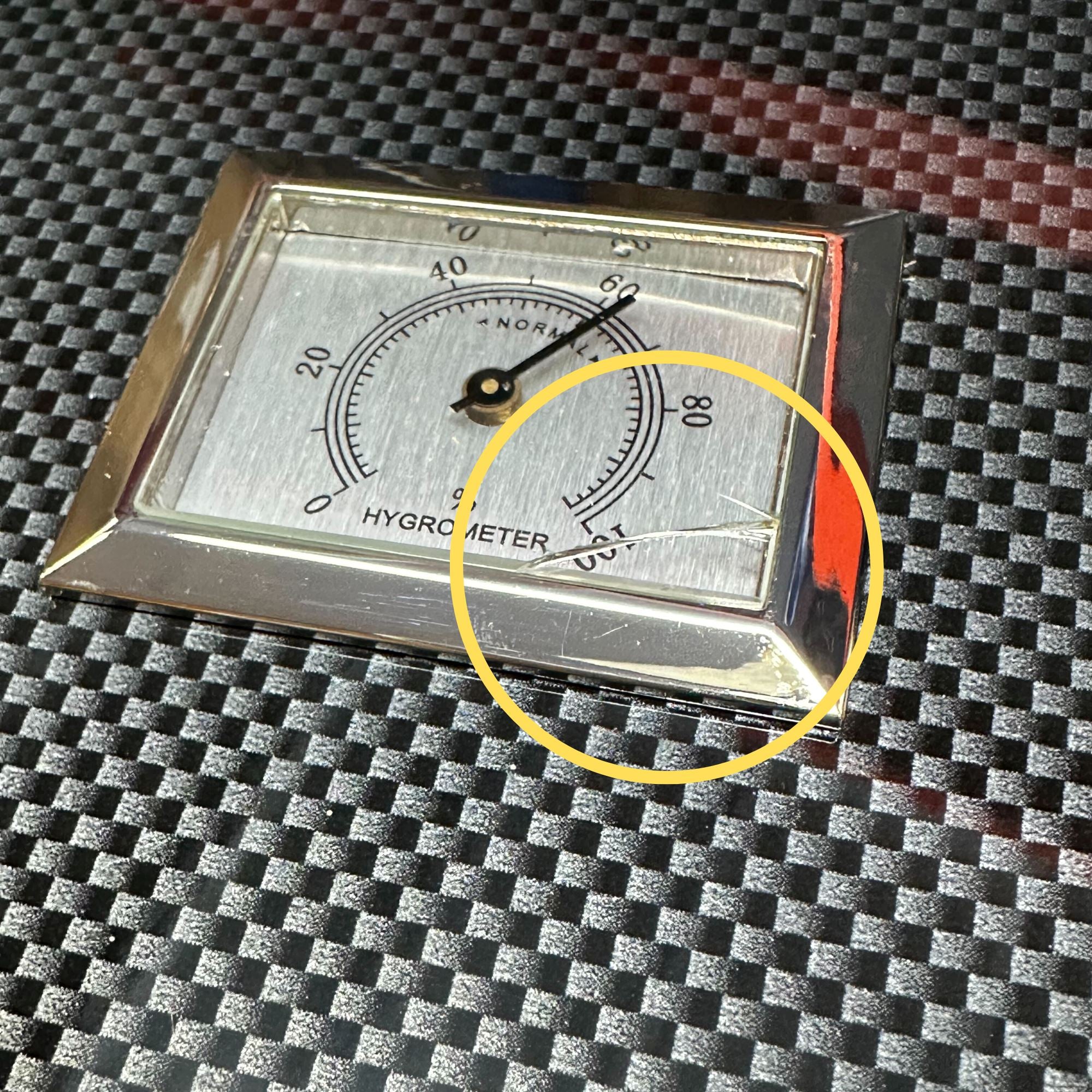 Seconds - 50 CT Carbon Fibre Cigar Humidor Wooden Cabinet for Cigars Seconds Clinks 