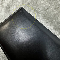 Seconds - 8 Pair Bonded Leather Black/Purple Cufflink Storage Box Seconds Clinks Australia