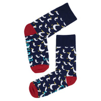 Leunig Duck Socks Navy Socks Leunig for James Harper