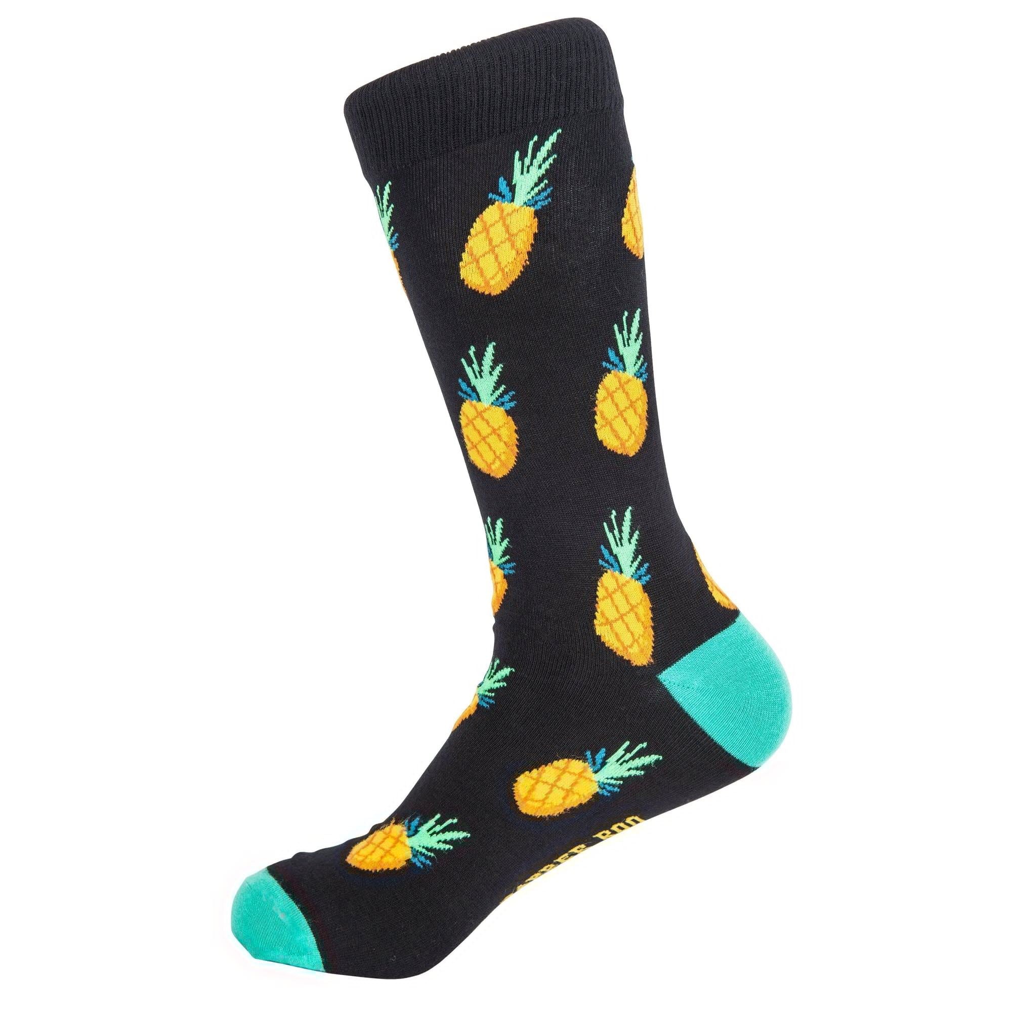Pina Colada Pineapple Bamboo Socks by Dapper Roo Socks Dapper Roo 