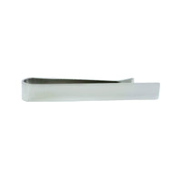 Shiny Silver Tie Bar with straight end 50mm Tie Bars Clinks Australia