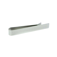 Shiny Silver Tie Bar with straight end 50mm Tie Bars Clinks Australia