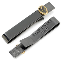Iron Man "I Love You 3000" Gunmetal Hidden Message Tie Bar Tie Bars Marvel