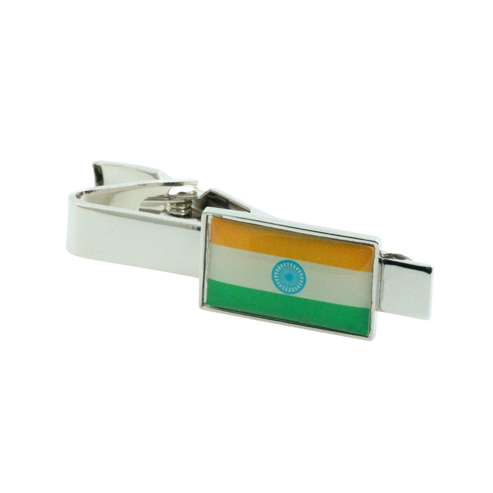 Flag of India Tie Clip Tie Clips Clinks 
