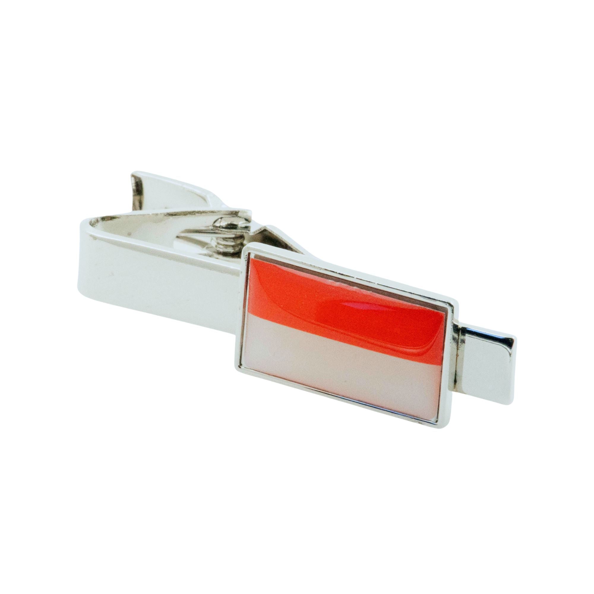 Flag of Indonesia Tie Clip Tie Clips Clinks 