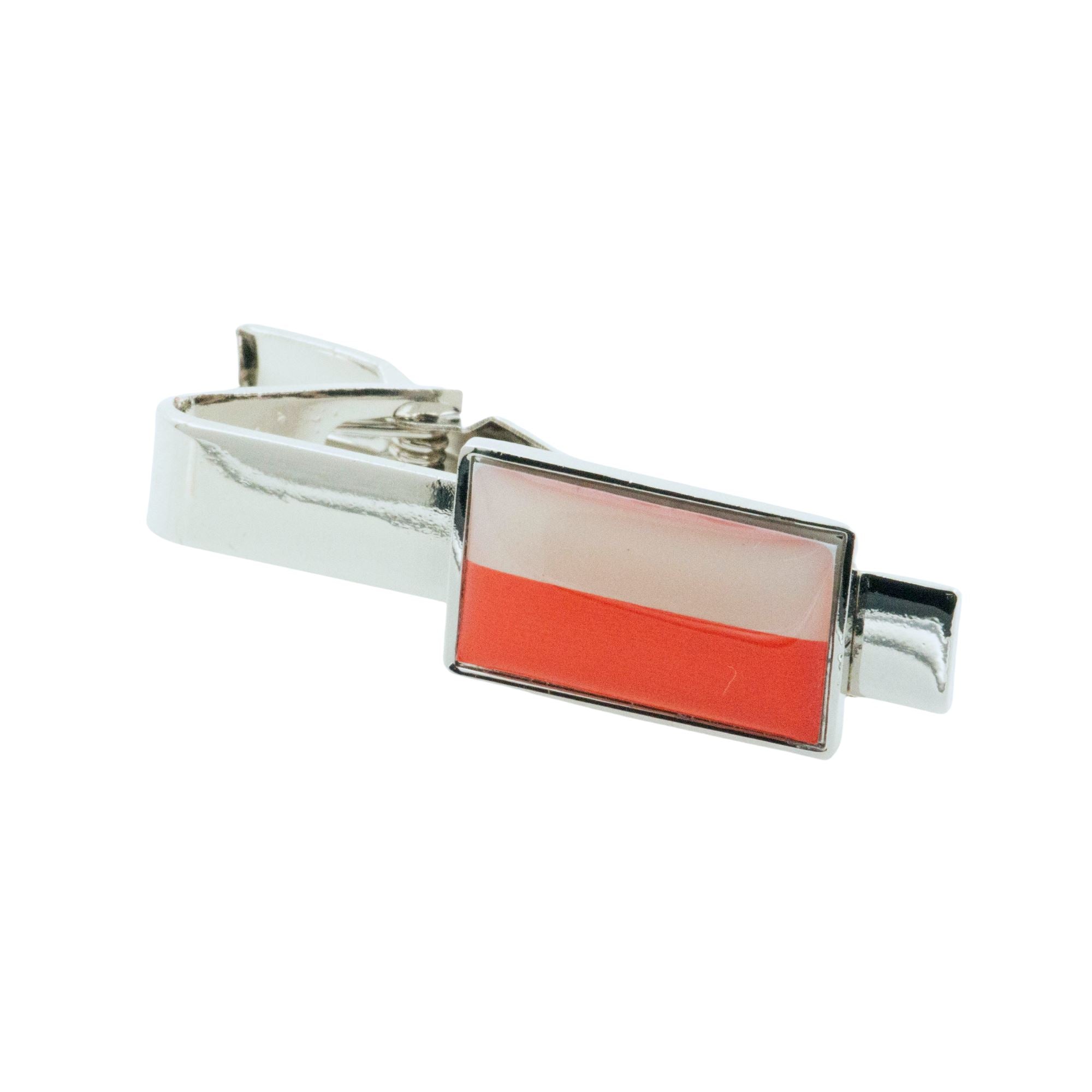 Flag of Poland Tie Clip Tie Clips Clinks 