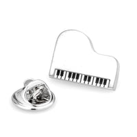 Silver Piano Lapel Pin Lapel Pin Clinks