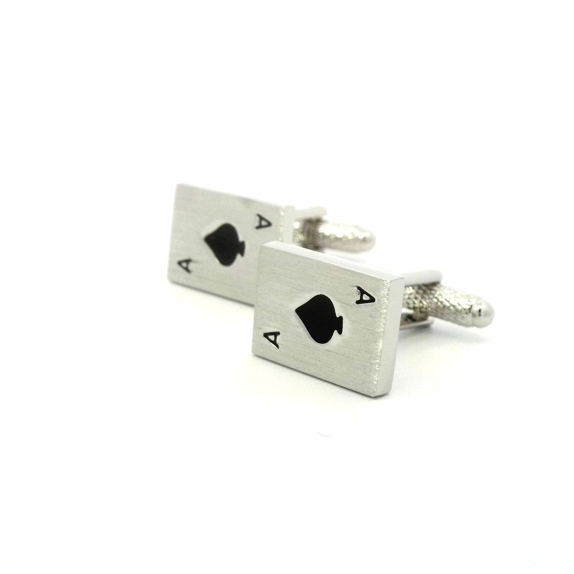 Ace of Spades Cufflinks Novelty Cufflinks Clinks Australia 