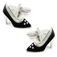 Black Shoe Cufflinks Novelty Cufflinks Clinks Australia Black Shoe Cufflinks