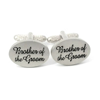 Brother of the Groom Script Wedding Cufflinks Wedding Cufflinks Clinks Australia