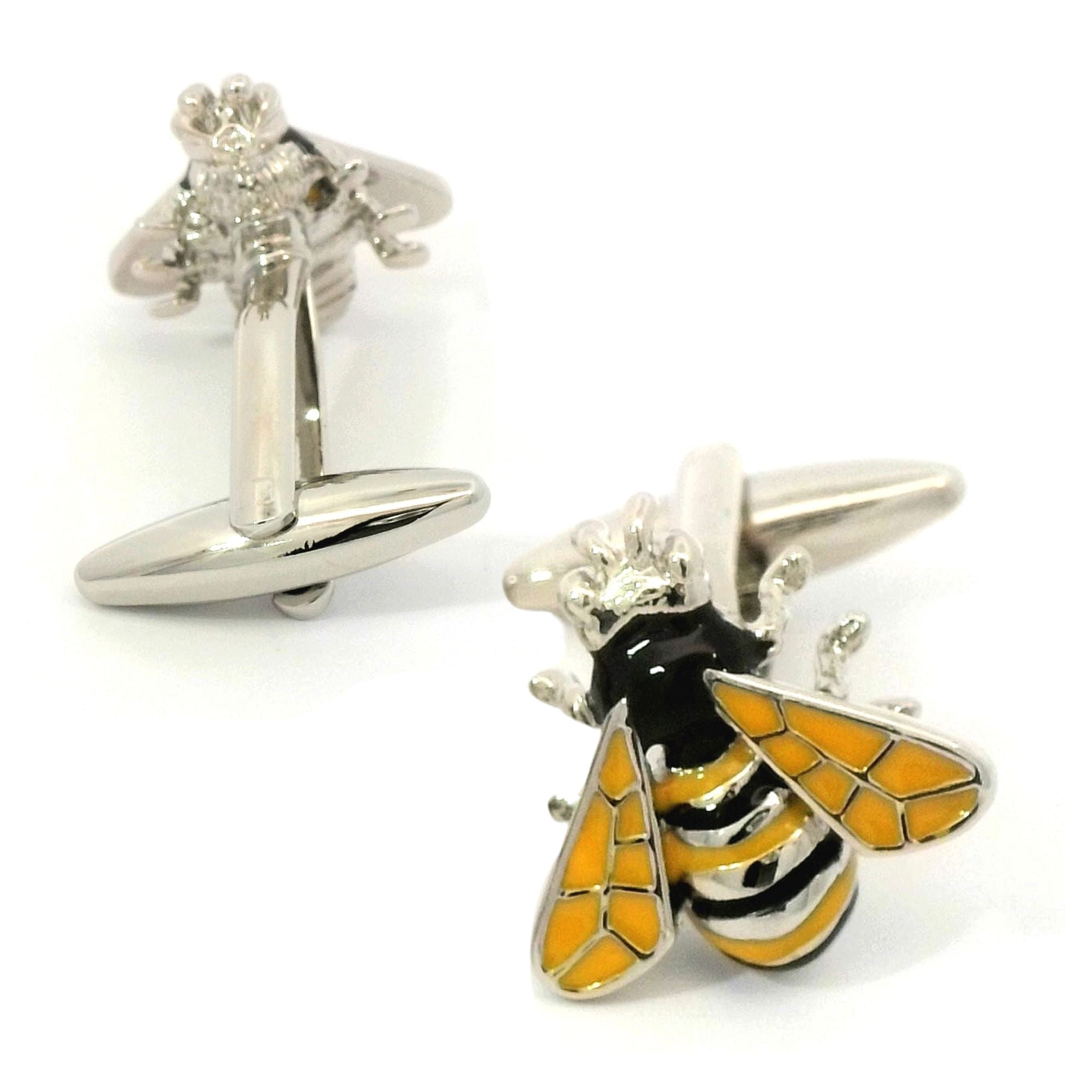 Bumble Bee or Wasp Cufflinks Novelty Cufflinks Clinks Australia 