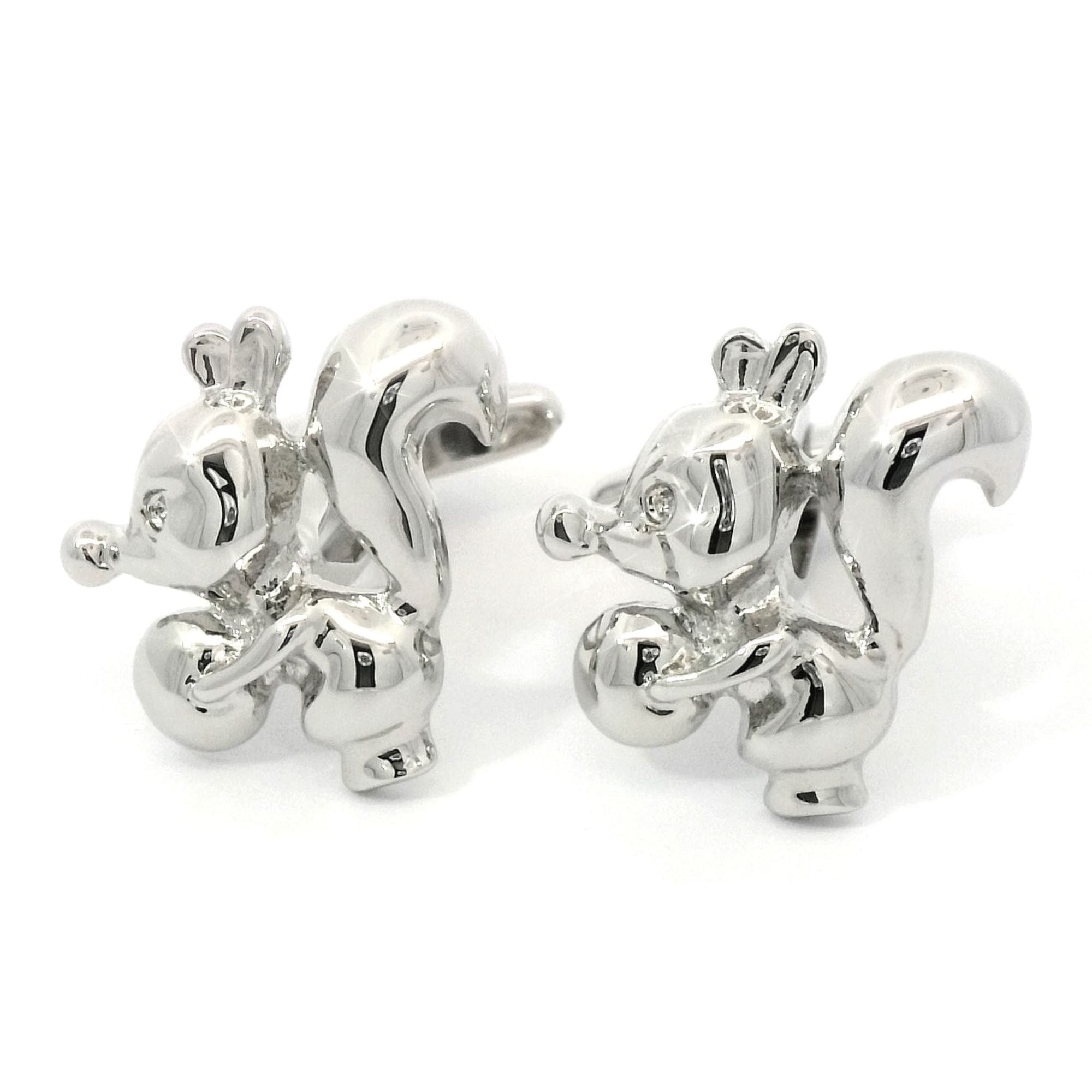 Cartoon Squirrel and Acorn Cufflinks Novelty Cufflinks Clinks Australia 