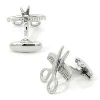 Comb Scissors Cufflinks Novelty Cufflinks Clinks Australia