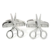 Comb Scissors Cufflinks Novelty Cufflinks Clinks Australia