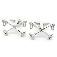 Crossed Polo Mallets Cufflinks Novelty Cufflinks Clinks Australia