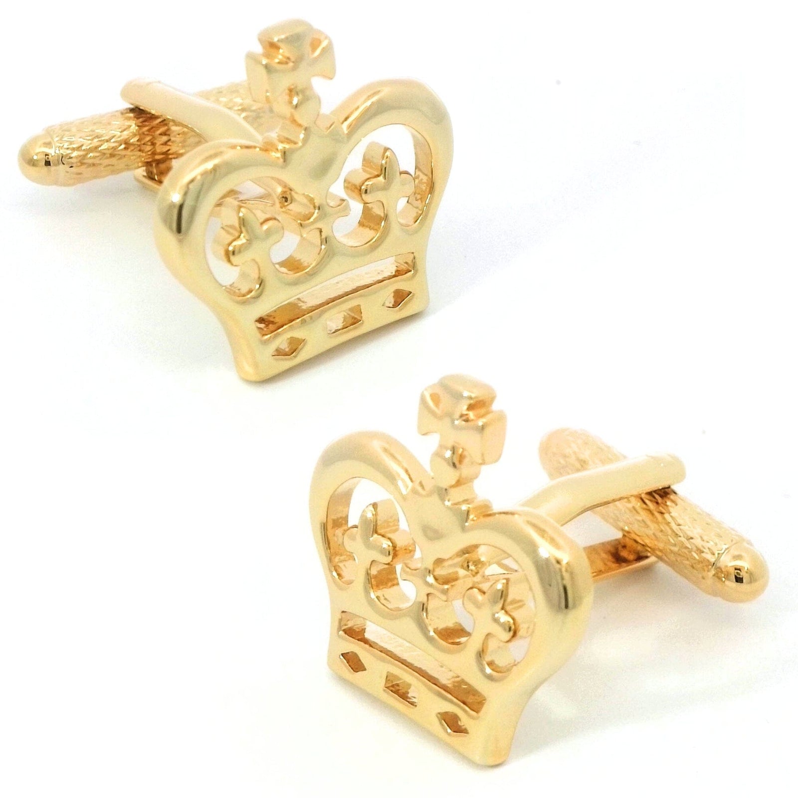 Crown Gold Cufflinks Novelty Cufflinks Clinks Australia Crown Gold Cufflinks 