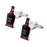 Single Malt Whisky Cufflinks Novelty Cufflinks Clinks-com-au