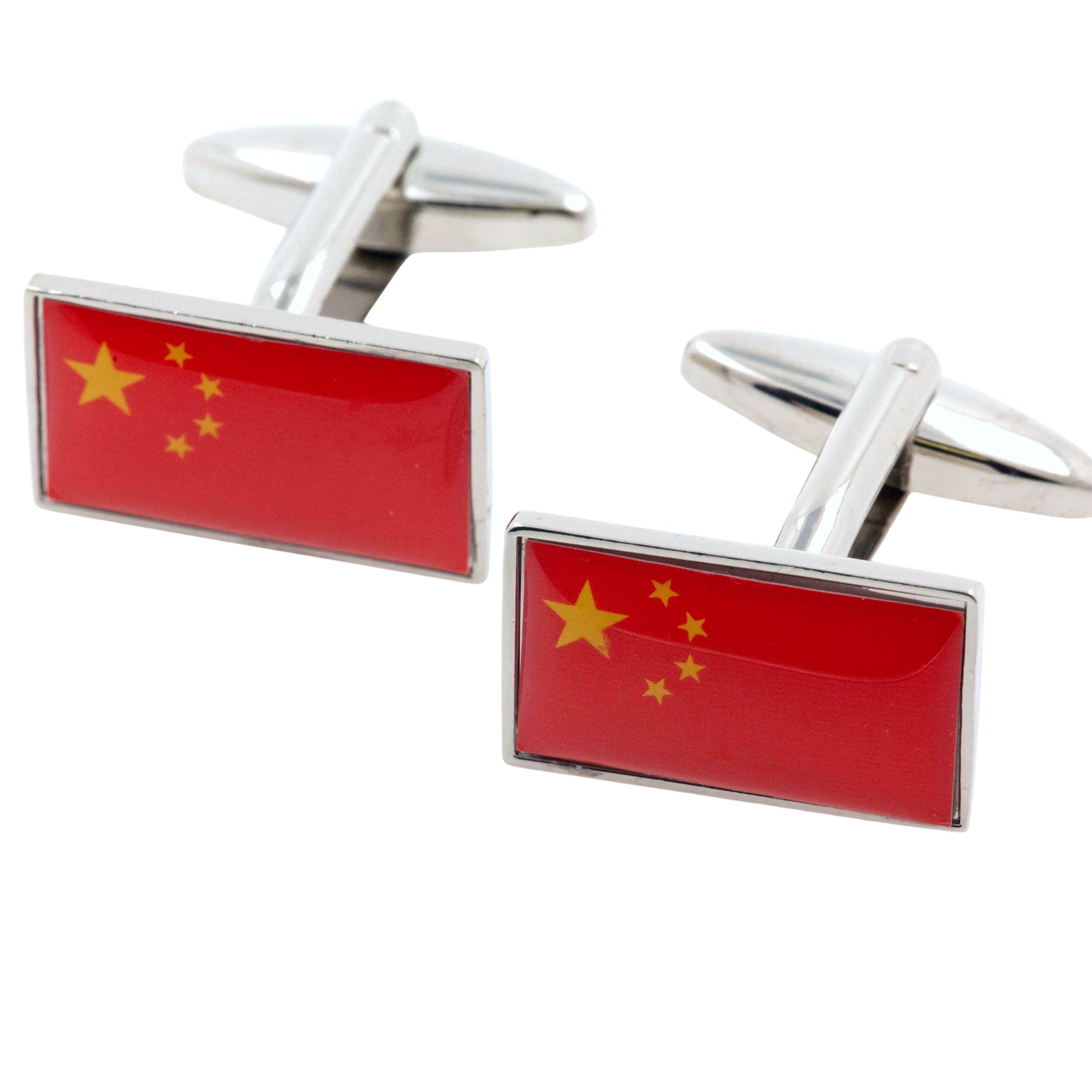 Flag of China Cufflinks Novelty Cufflinks Clinks 
