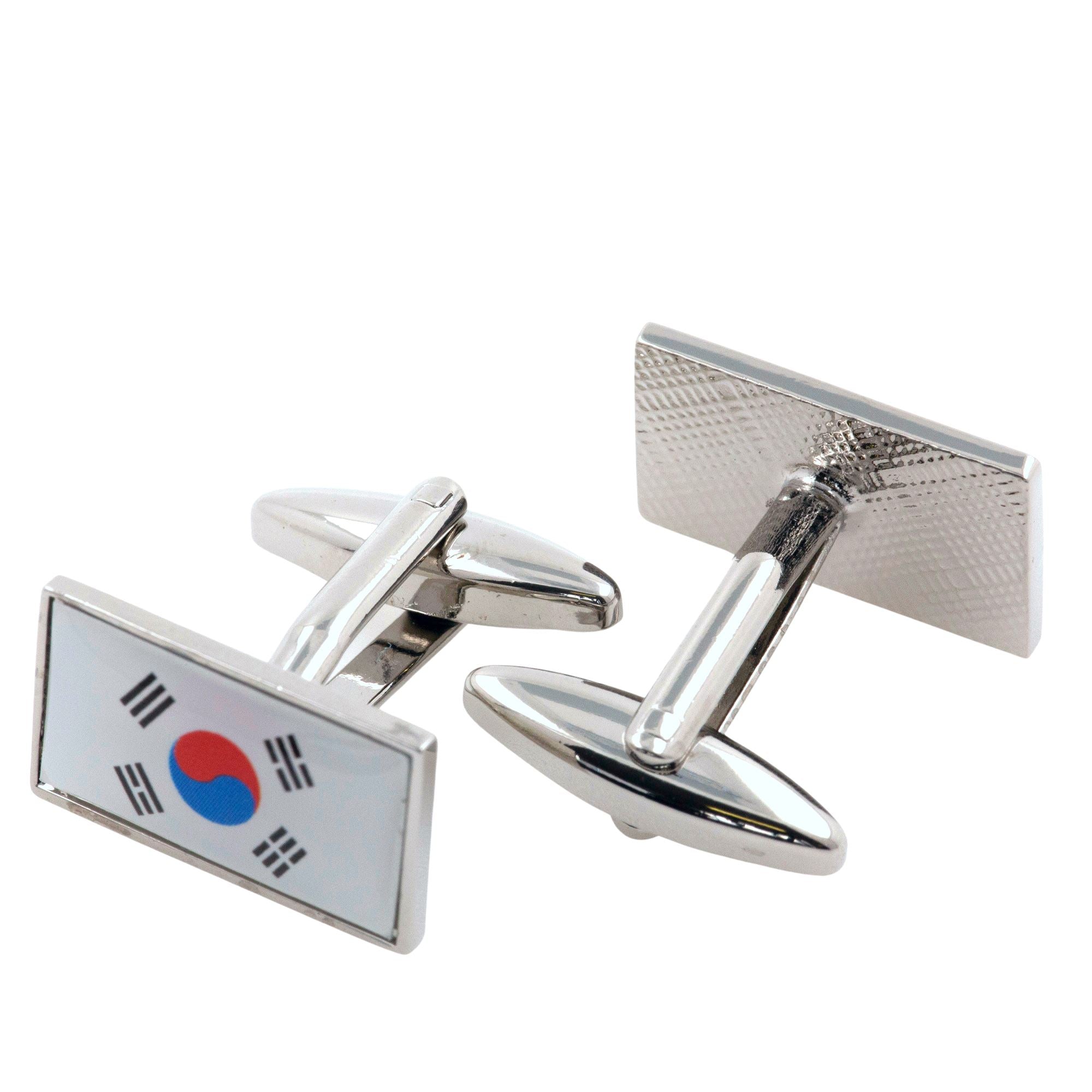 Flag of South Korea Cufflinks Novelty Cufflinks Clinks 
