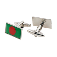 Flag of Bangladesh Cufflinks Novelty Cufflinks Clinks