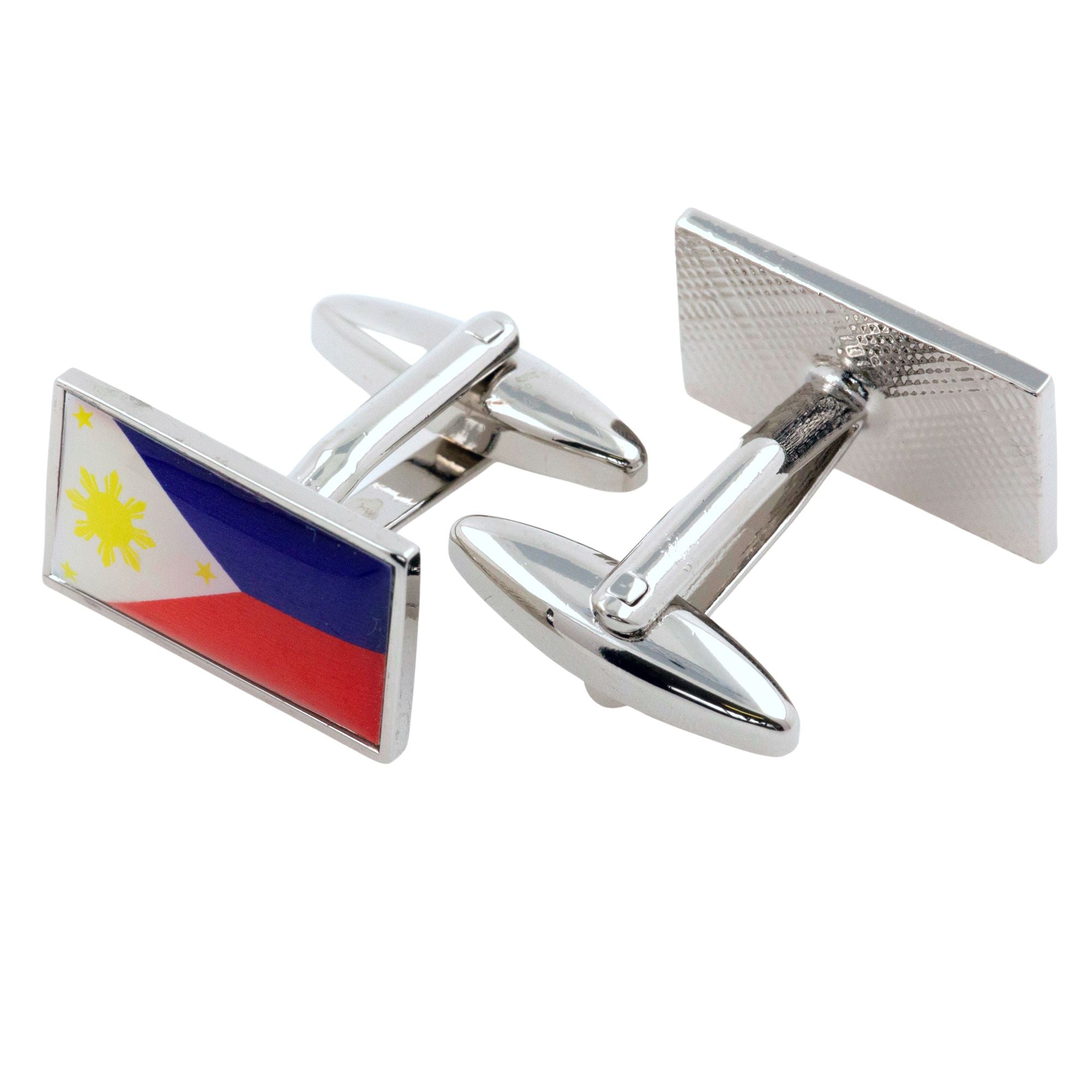 Flag of Philippines Cufflinks Novelty Cufflinks Clinks 
