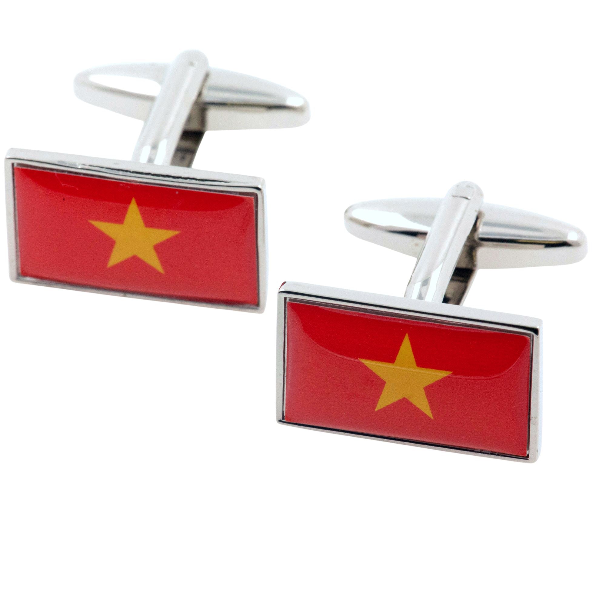 Flag of Vietnam Cufflinks Novelty Cufflinks Clinks 