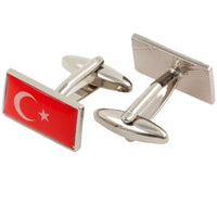 Flag of Turkey Cufflinks Novelty Cufflinks Clinks