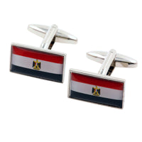 Flag of Egypt Cufflinks Novelty Cufflinks Clinks