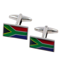 Flag of South Africa Cufflinks Novelty Cufflinks Clinks