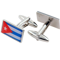 Flag of Cuba Cufflinks Novelty Cufflinks Clinks