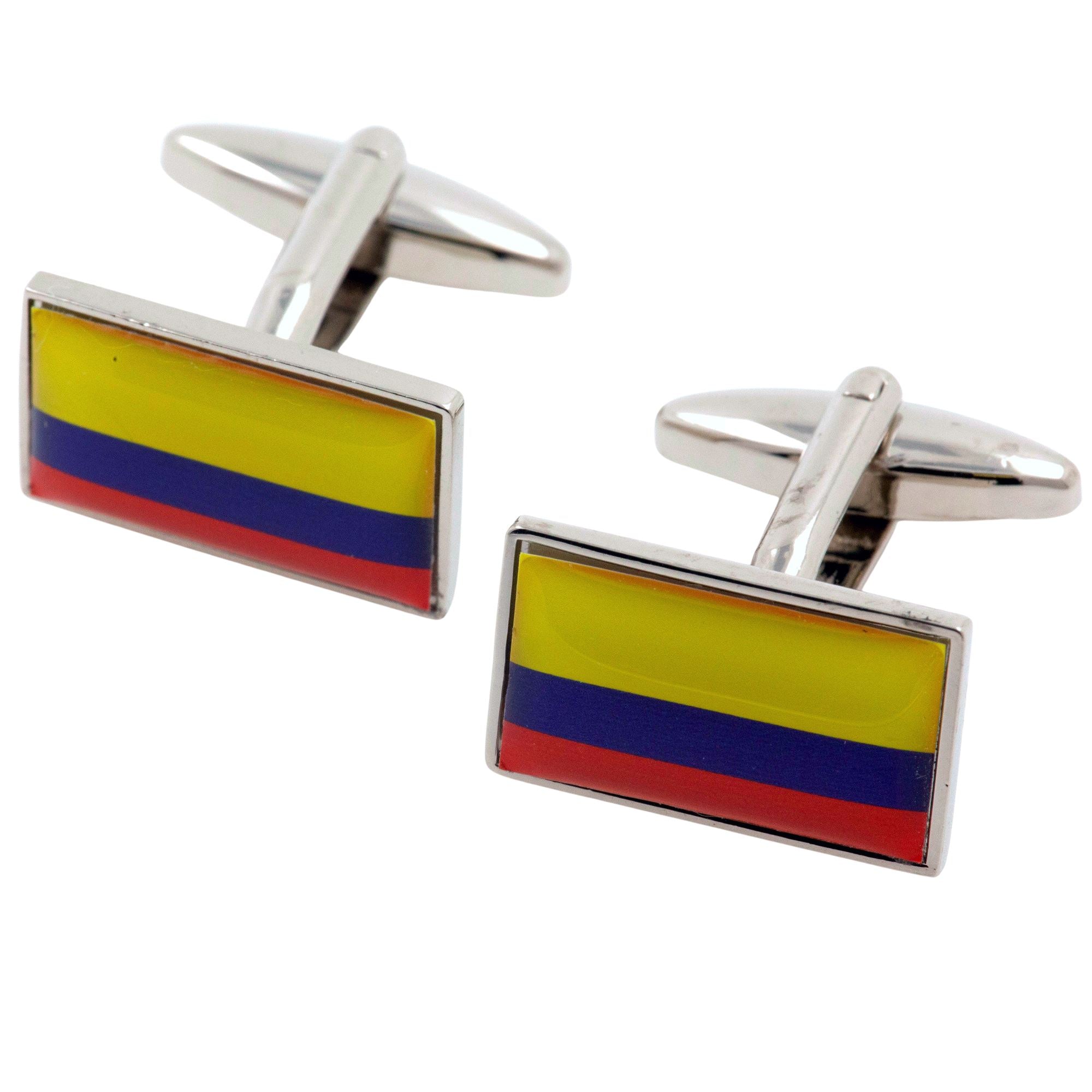 Flag of Colombia Cufflinks Novelty Cufflinks Clinks 